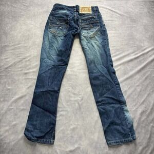 Scorpio New Era International Mens Denim Jeans Blue Embroidered Y2K 30x33